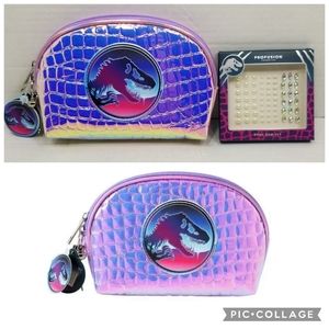 New! Jurassic World x Profusion Cosmetics Visitor Cosmetic Bag & Body Gem Set